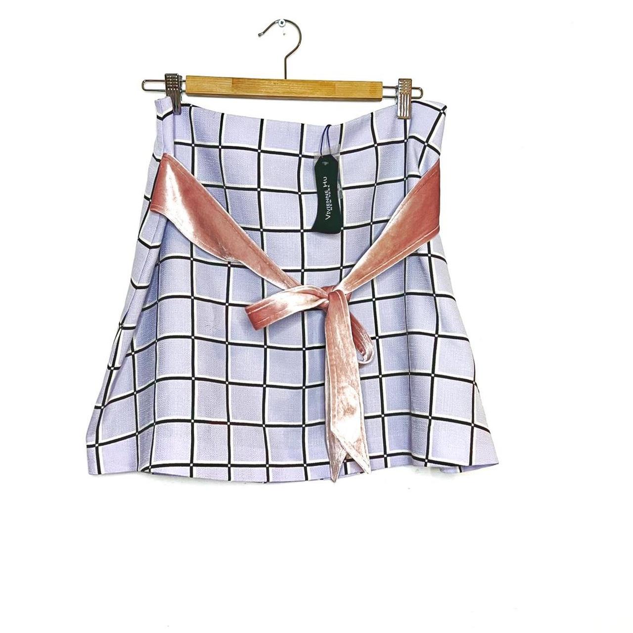 Vivienne Hu | NWT Purple Pastel Plaid Skirt