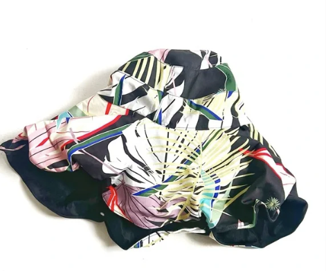 Vintage | Wide Brim Floral Sunhat