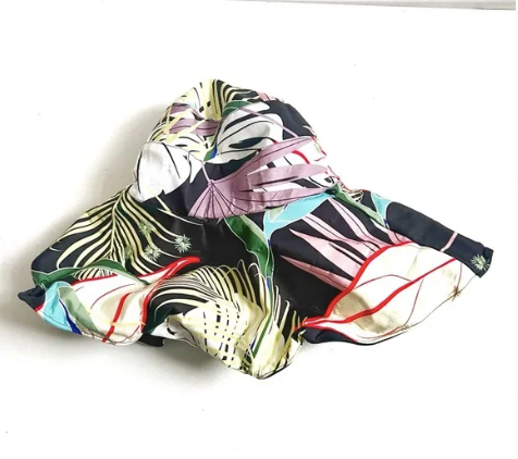 Vintage | Wide Brim Floral Sunhat