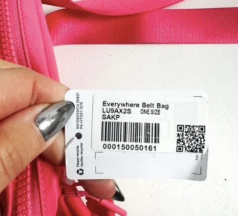 Lululemon | Everywhere Pink Belt Bag - New With Tags