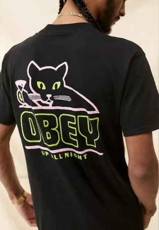 Obey | Up All Night Graphic Tee