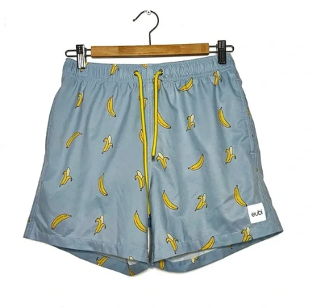Eubi | Banana Print Swim Trunks