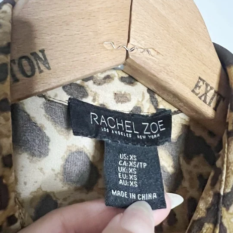 Rachel Zoe | Leopard Print Blouse