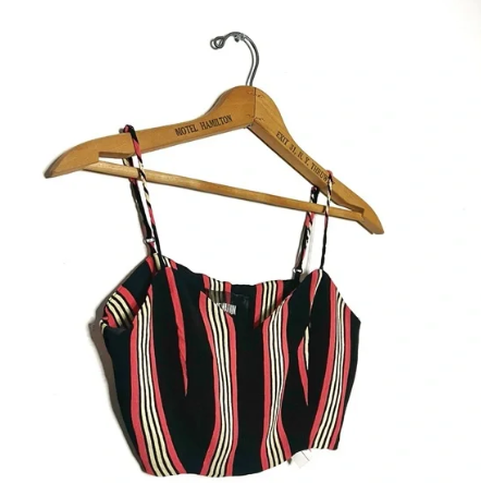 Reformation | Striped Crop Tank Top