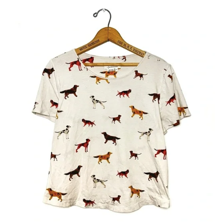 Anthropologie | Dog Print Tee