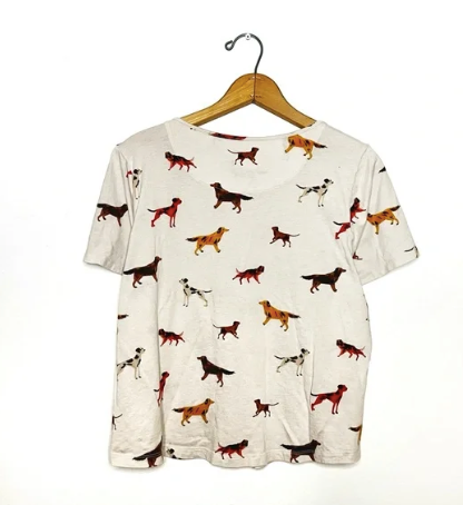 Anthropologie | Dog Print Tee