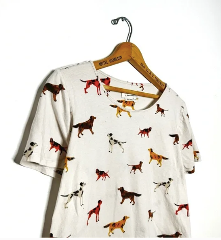 Anthropologie | Dog Print Tee