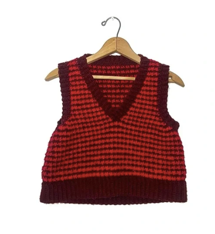 Vintage | Crochet Sweater Vest