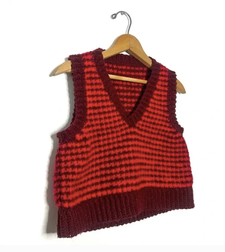 Vintage | Crochet Sweater Vest