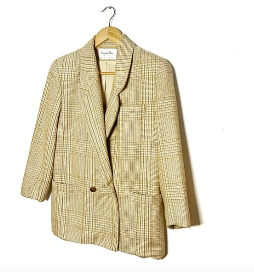Christian Dior | Vintage Chequered Blazer