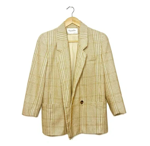 Christian Dior | Vintage Chequered Blazer