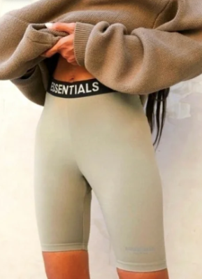 Essentials | Green Bike Shorts