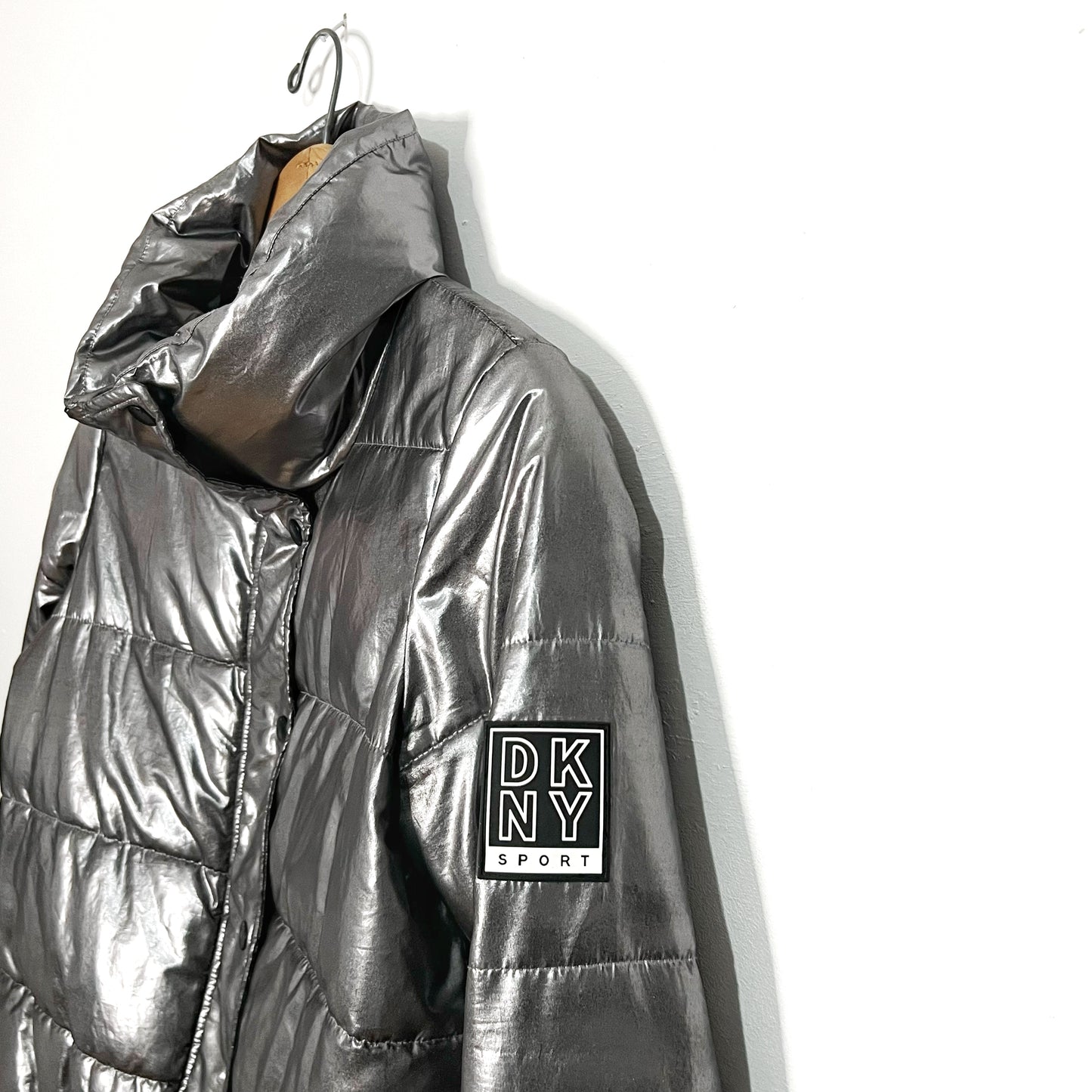 DKNY Sport | Metallic Puffer Jacket