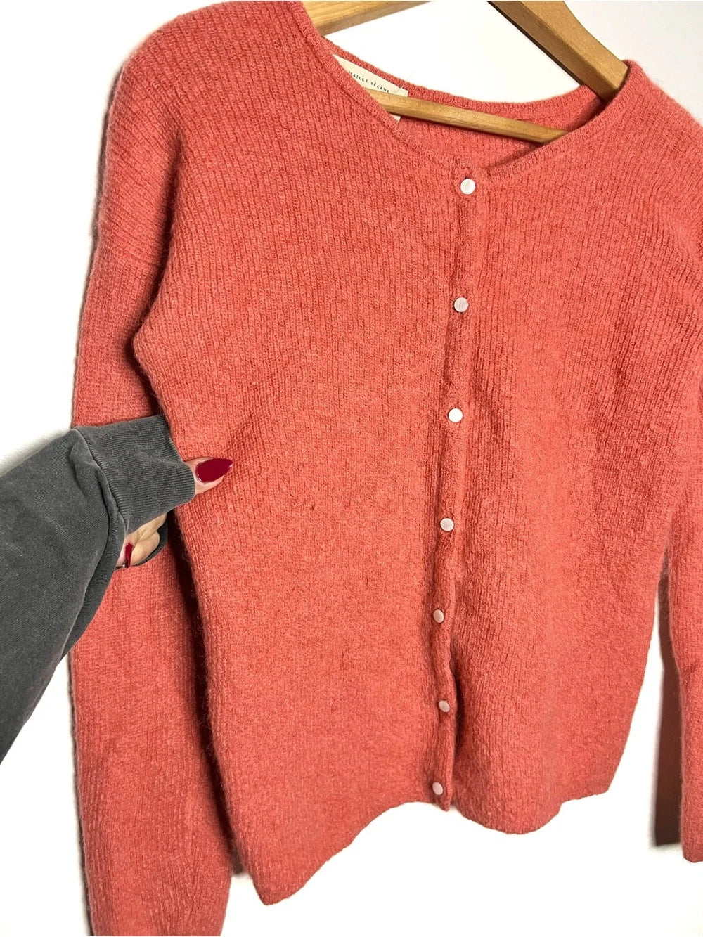 Sezane | Coral Garpard Cardigan