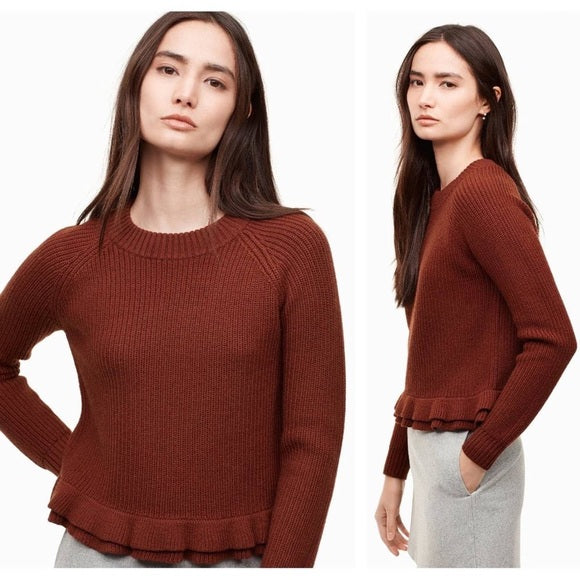 Wilfred | Ruffle Knit Sweater