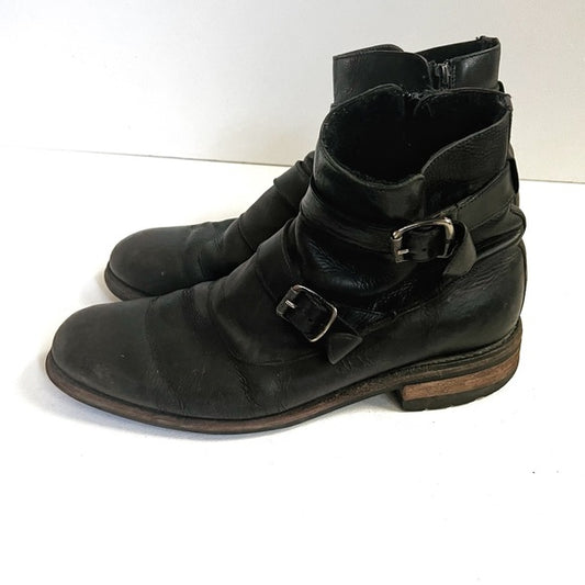 Frye | Black Buckle Boots