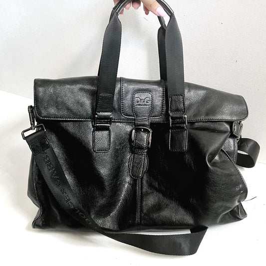 Dolce & Gabbana | Leather Messenger Bag