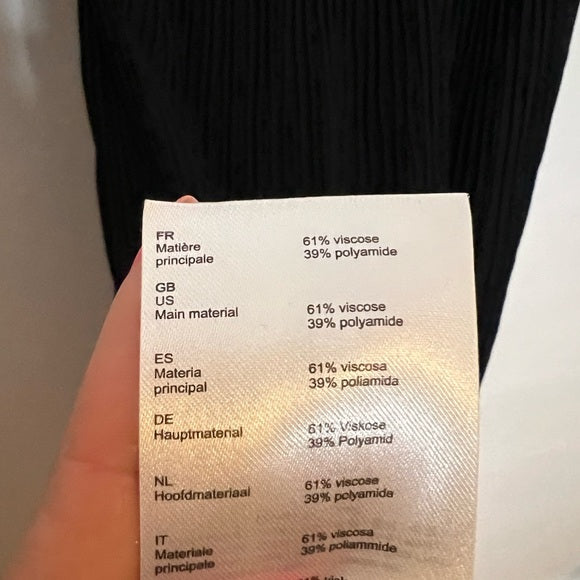 Maje | Pleated Knit Midi Dress