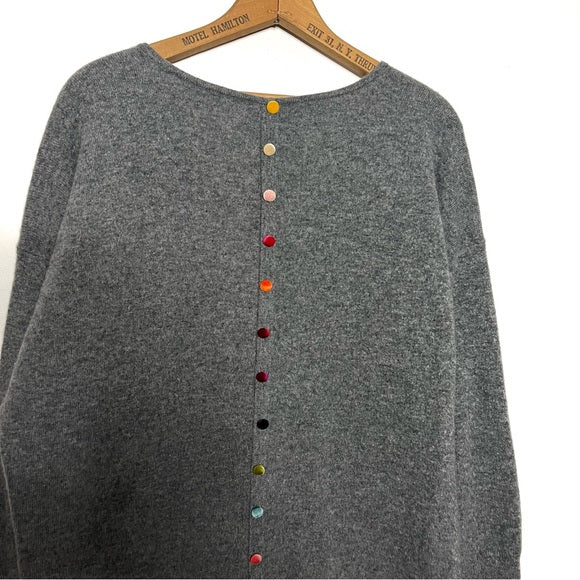 Estheme Cachemire | Button Back Sweater