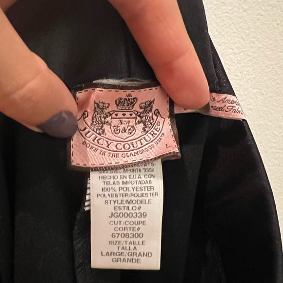 Juicy Couture | Glossy Black Leggings