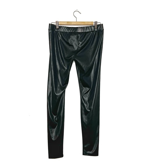 Juicy Couture | Glossy Black Leggings