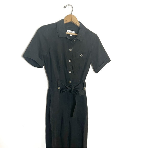 & Other Stories | Black Denim Jumpsuit