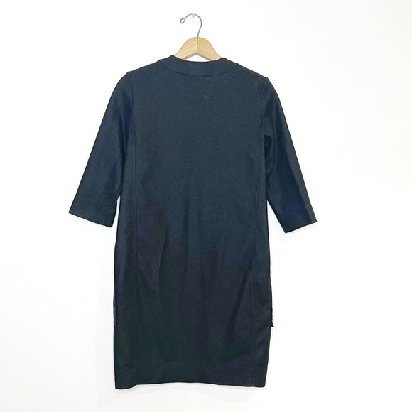 COS | Black Lightweight Button Up Jacket