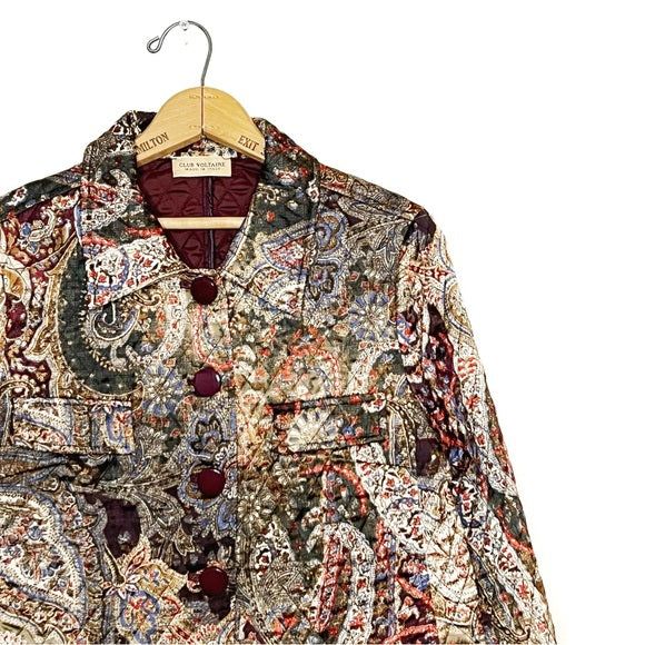 Club Voltaire | Quilted Pattern Jacket