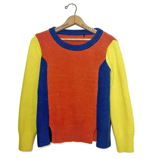 Vintage | Colorblock Knit Sweater