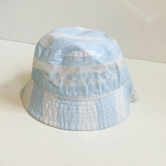 Playboy | Blue & White Bucket Hat