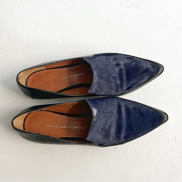 Derek Lam | Blue Calf Hair Loafers