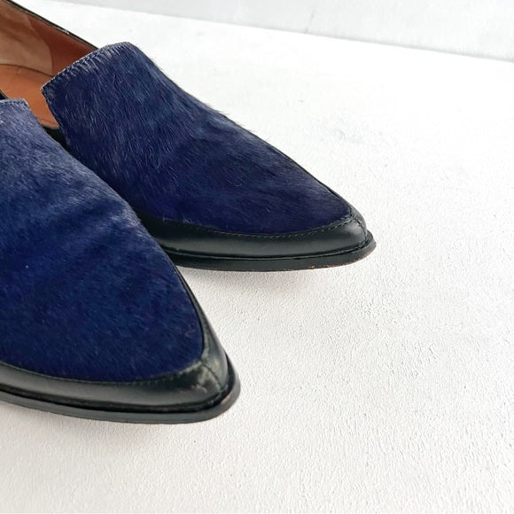 Derek Lam | Blue Calf Hair Loafers