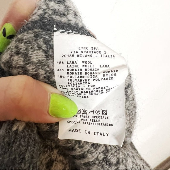 Etro | Wool Blend Knit Jacket