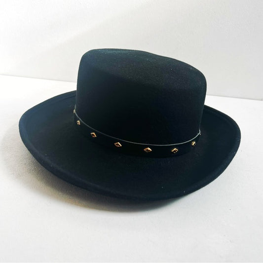 Vintage | Wide Brim Wool Hat