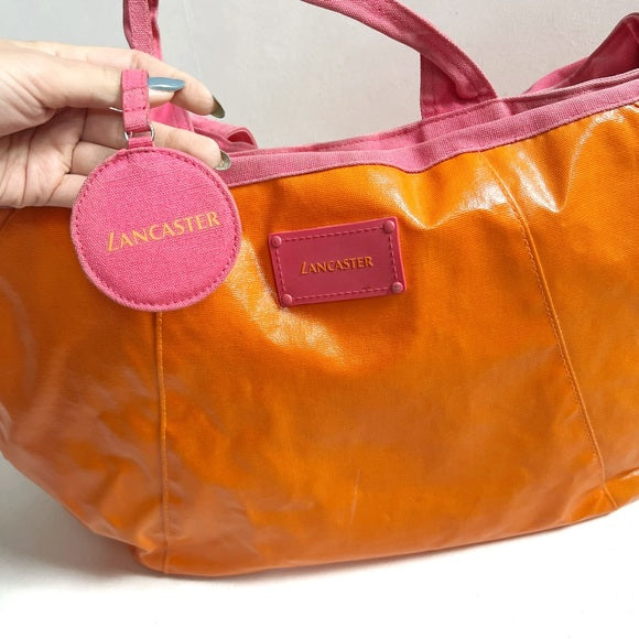 Lancaster | Orange Duffle Bag