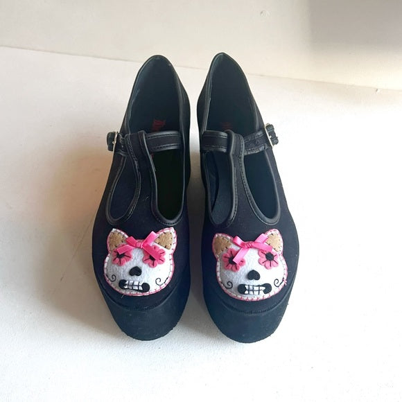 Demonia | T Strap Platforms