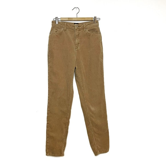 Urban Outfitters BDG Mom High Rise Corduroy Pants Women's Size 30  Brown/Rust 