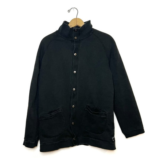 Comme Ca Ism | Black Snap Cardigan