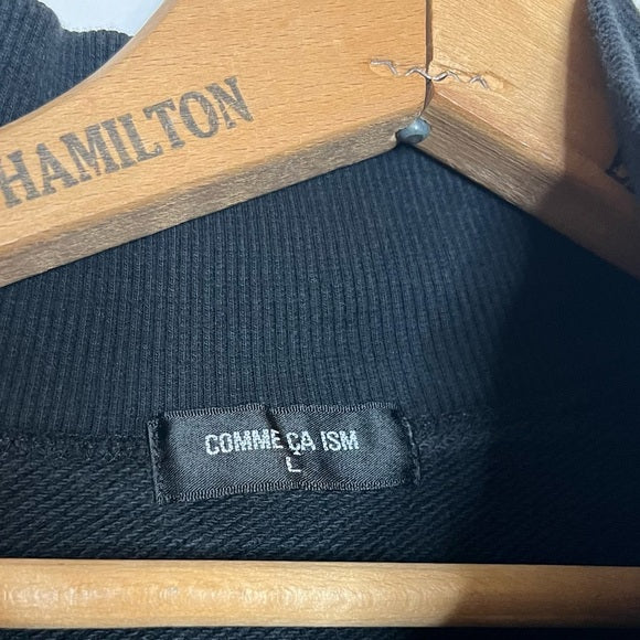 Comme Ca Ism | Black Snap Cardigan