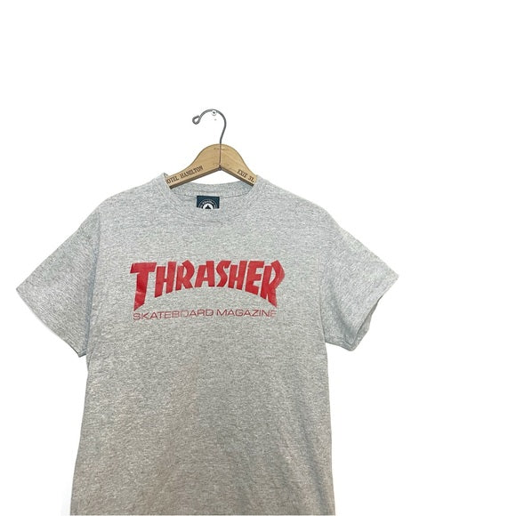 Thrasher | Grey Logo Tee