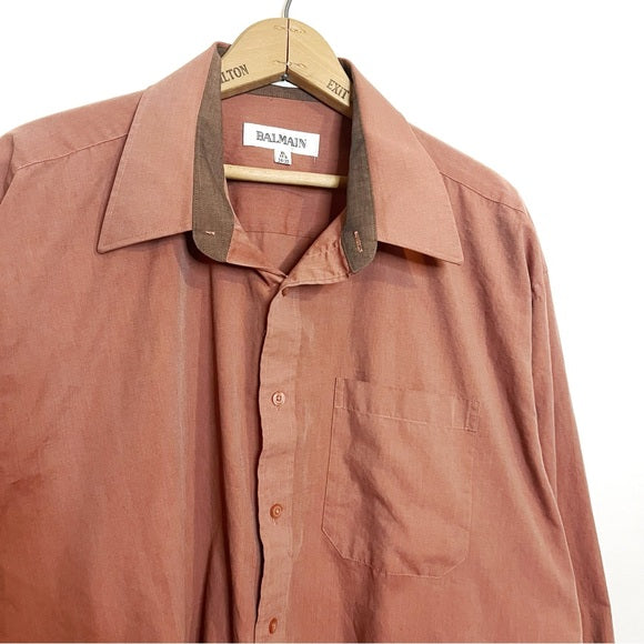 Balmain | Red Button Down