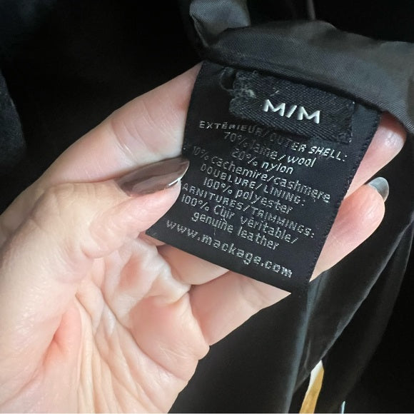 Mackage | Wool & Leather Peacoat