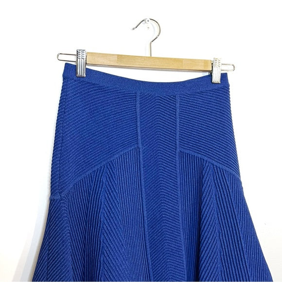 Ronny Kobo | Blue Knit Skirt