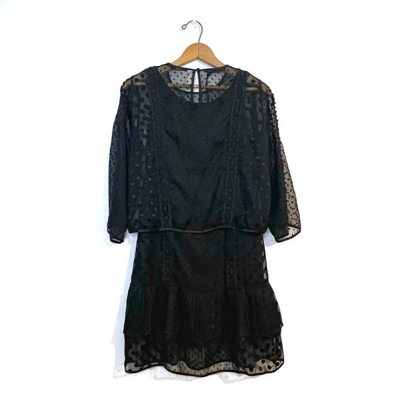 Maison Scotch | Tiered Mesh Dress