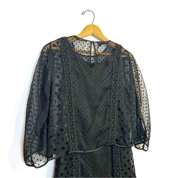 Maison Scotch | Tiered Mesh Dress