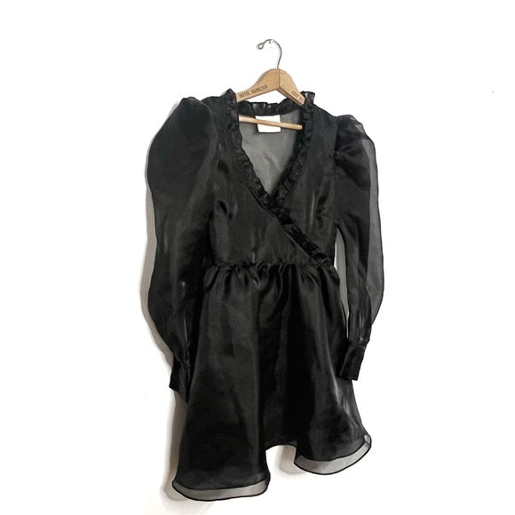 Selkie | Dark Angel Puff Sleeve Dress