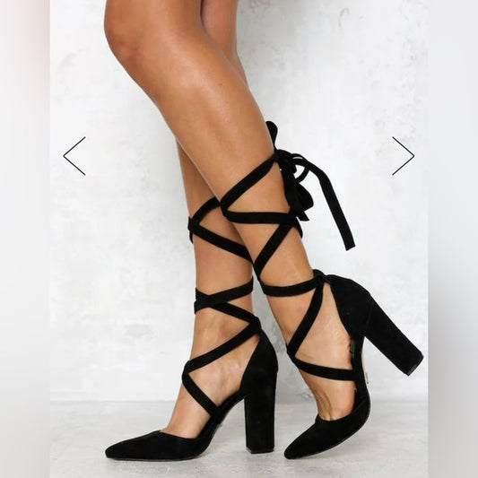 Windsor Smith | Lace Up Pointed Heels