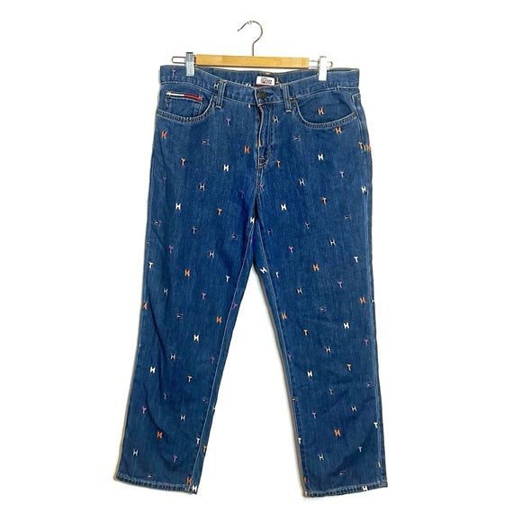 Tommy Hilfiger | H Embroidered Boyfriend Jeans
