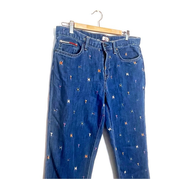 Tommy Hilfiger | H Embroidered Boyfriend Jeans