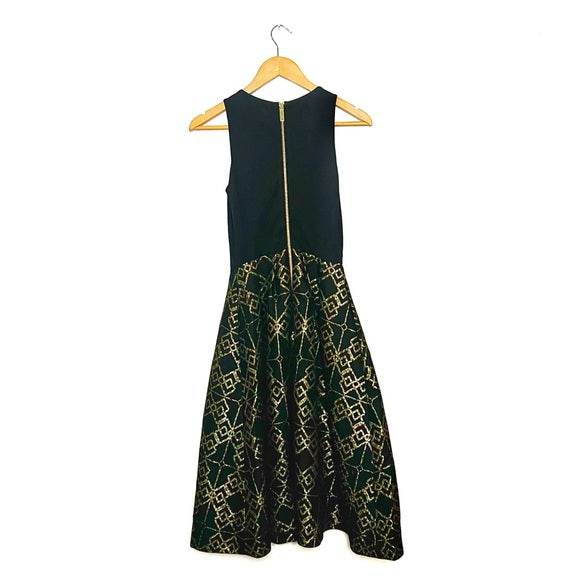 Ted Baker | Gold Flamie Dress